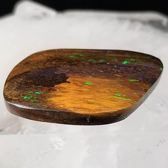 Stellar Australian Koroit Opal * 25.41 x 19.06 x 4.61mm * flashy boulder opal - Picture 10 of 17